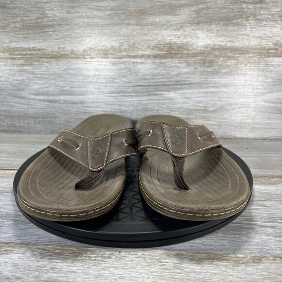 Sperry Top-Sider Men's Baitfish Thong Sandals Size 12 - Picture 2 of 8